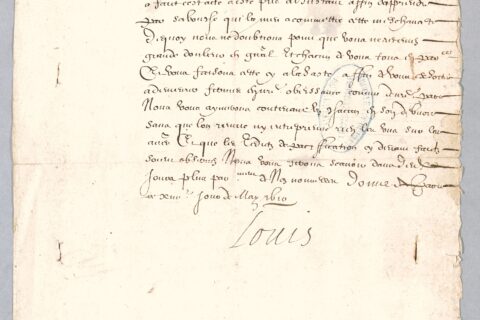 Lettre de Louis XIII aux consuls de Foix.