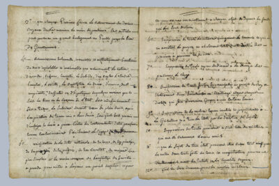 Page d'un cahier de doléances de la communauté de Seix. - Agrandir l'image 2 sur 8, fenêtre modale