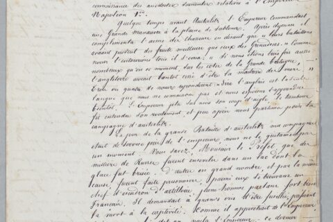 Lettre de Gabriel Joseph Heuillet au préfet de l’Ariège