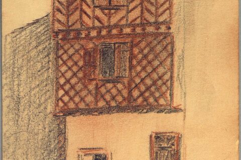 Carnet de dessins de Serge Lecomte (juillet-août 1940, 27 Fi 5)