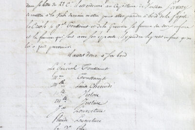Début de la lettre de Toussaint-Louverture - Agrandir l'image 5 sur 9, fenêtre modale