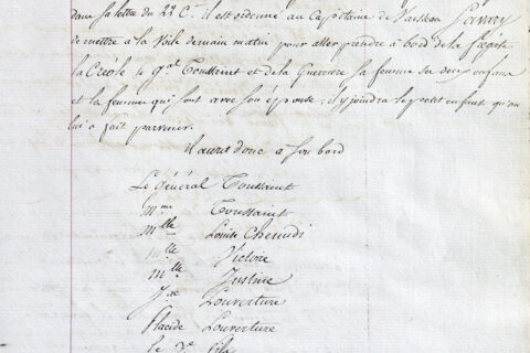 Début de la lettre de Toussaint-Louverture