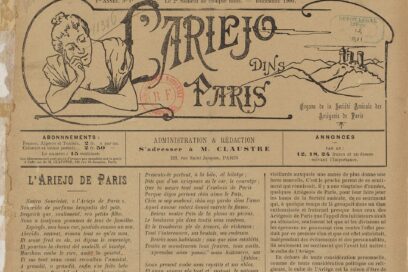 L'Ariejo de Paris (décembre 1900, n°1) - Agrandir l'image, fenêtre modale